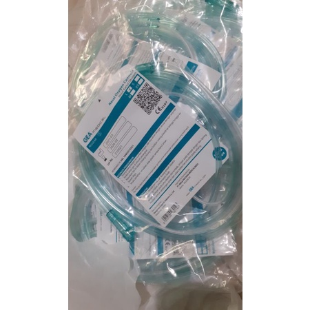 (READY) Selang oksigen nasal kanul canal oxygan O2 masker oksigen kabel oxigan