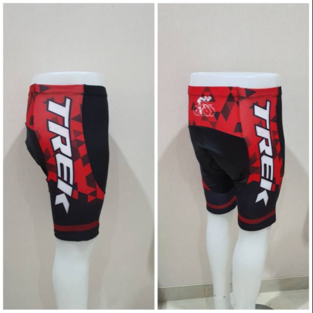  Celana  sepeda  padding trek merah Shopee  Indonesia