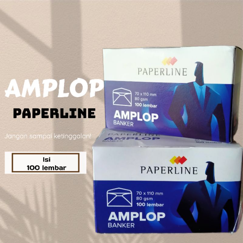 

Amplop putih paperline 70 × 110 mm