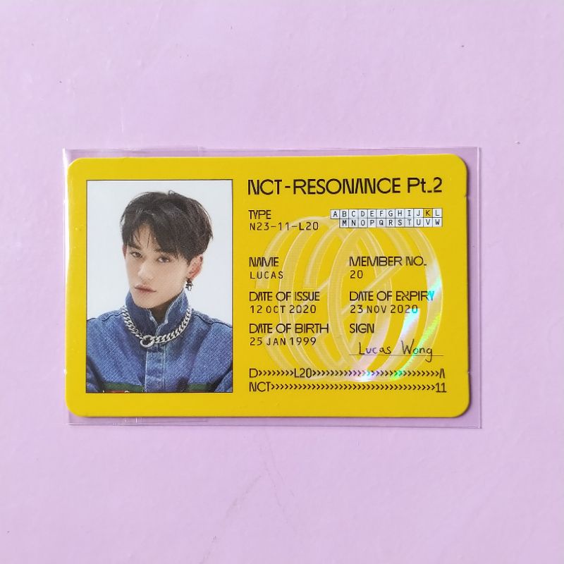 ID Card Lucas Resonance Pt.2