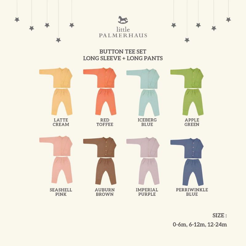 Little Palmerhaus - Button Tee Long Set