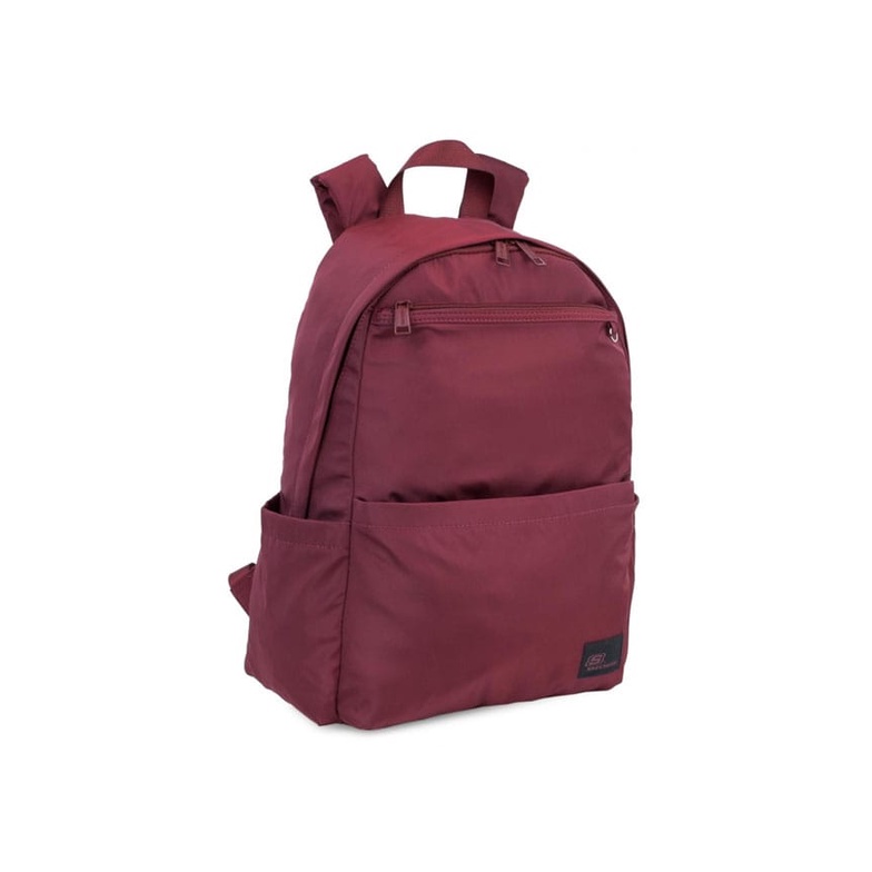 Tas Ransel Original Skechers Unisex Backpack Merah Maroon Burgundy