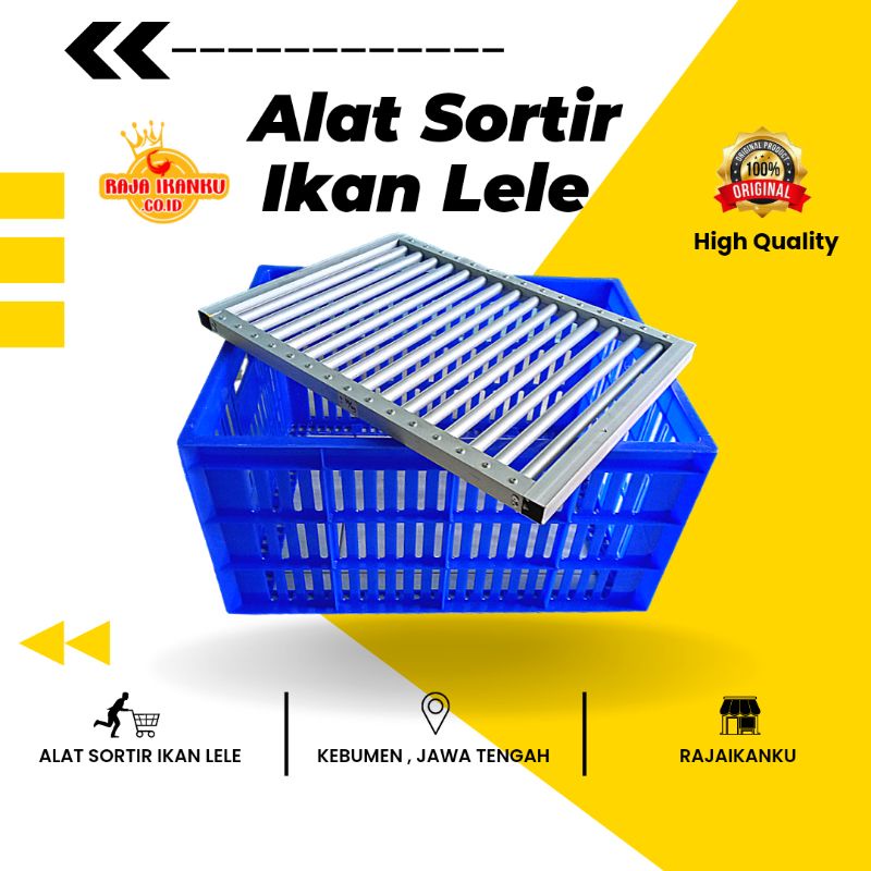 Alat Sortir Ikan Lele Ayakan Lele Saringan Alat Sortir Lele Bahan Aluminium.