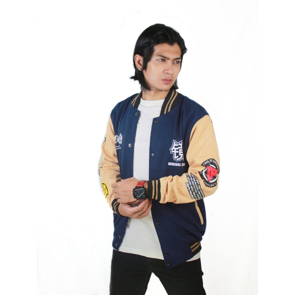 LENS/JAKET BOMBER PRIA/JAKET BOMBER BISBOL/ BASEBALL/ BOMBER SUKAJAN/JAKET BOMBER MURAYAMA/MURAYAMA/HIGH AND LOW/ JAKET ORIGINAL JEPANG/ JAKET KASUAL