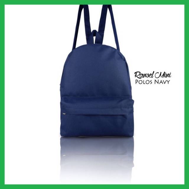 Ransel Mini Polos Tas Mini Daily Bag Tas Wanita / Tas Casual / Tas Kuliah / Tas Ransel Mini Hitam