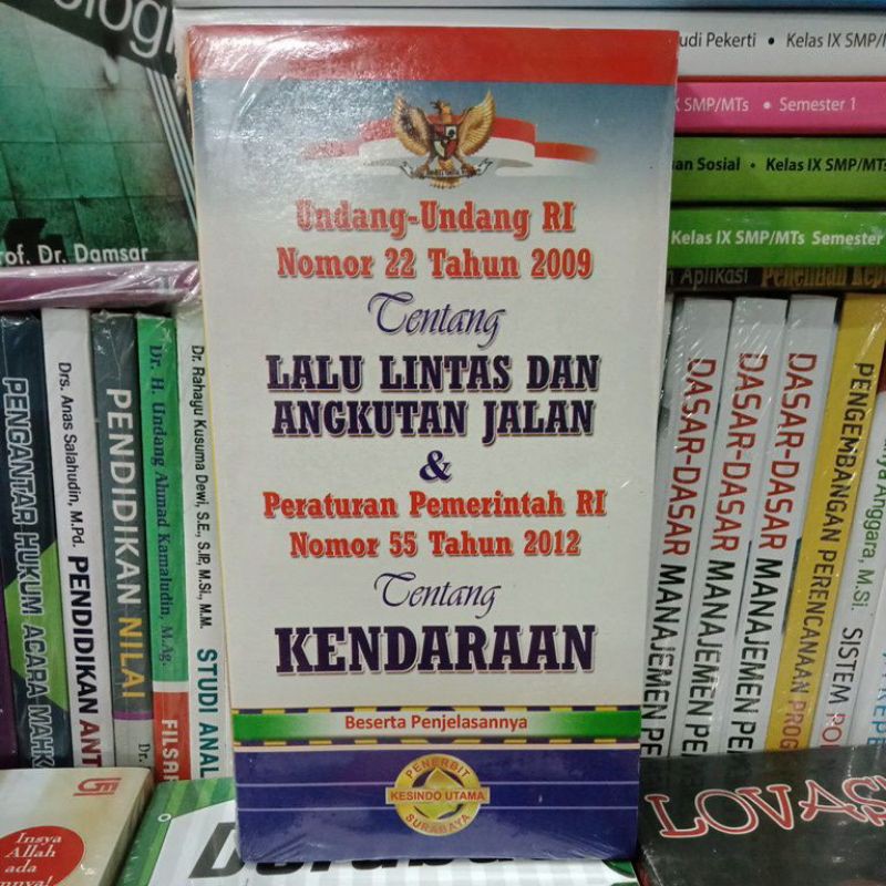 UU Lalu Lintas dan Angkutan Jalan