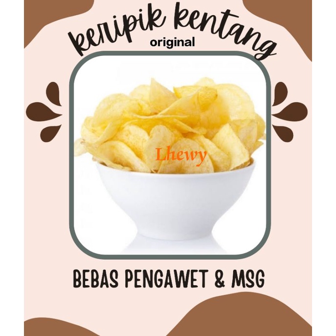 

keripik kentang Lhewy/keripik kentang original