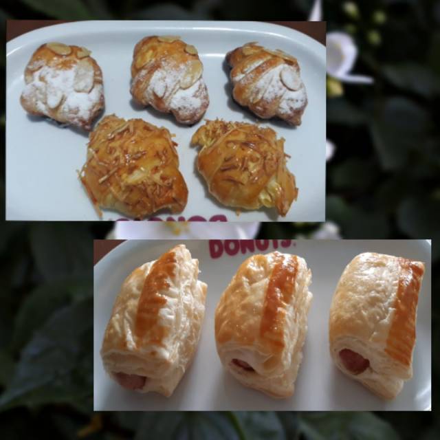 

Croissant choco almond/cheese dan sosis roll