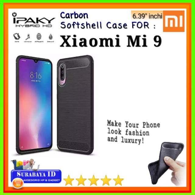 Casing Case Xiaomi Mi9 / Redmi Mi9 Mi 9 (6.39" inchi) | Soft Case iPaky Xiaomi Mi 9/Mi9