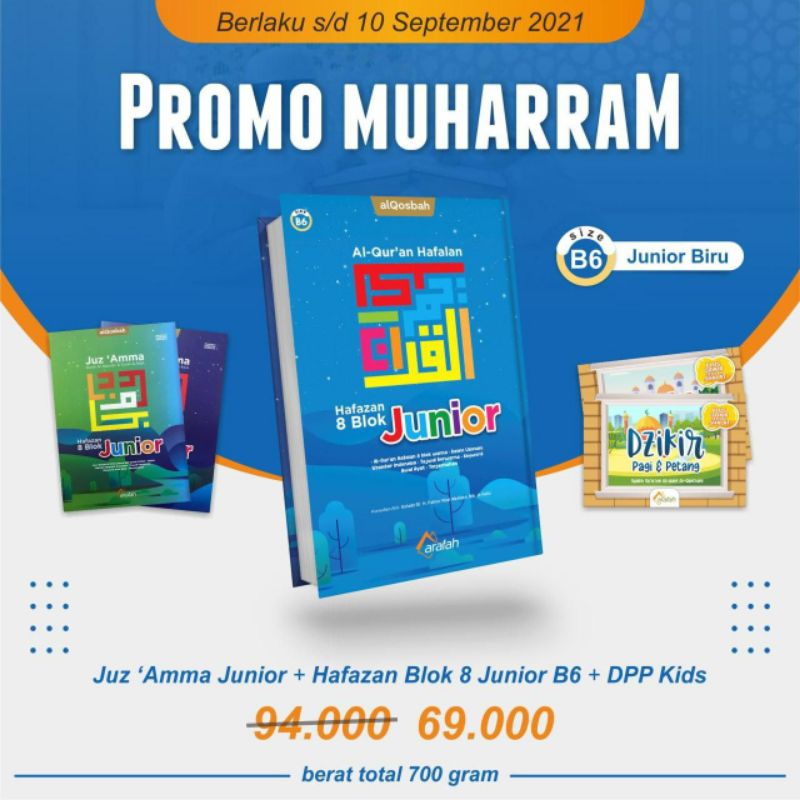 [PE] Al-Qur'an Hafalan Junior Hafazan 8 Blok