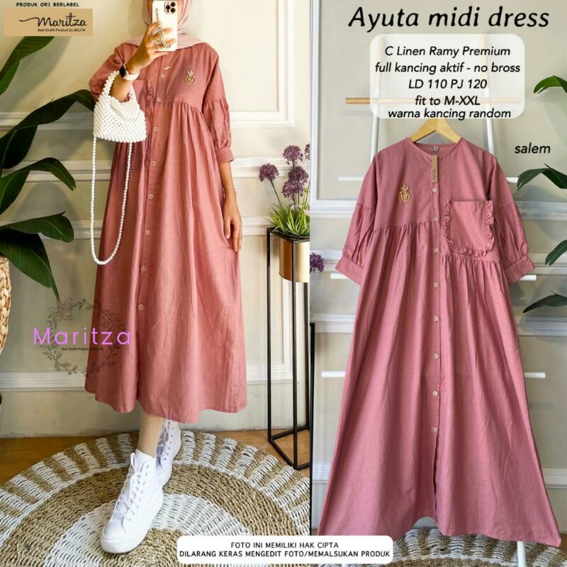 Ayuta midi dress by maritza