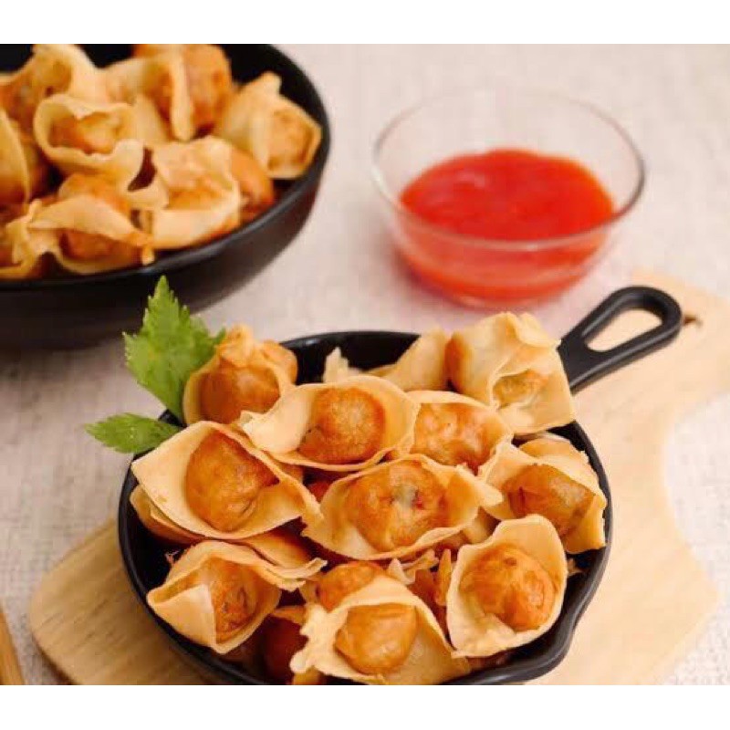 

Mini Crispy Shrimp Wonton Premium Pangsit Udang