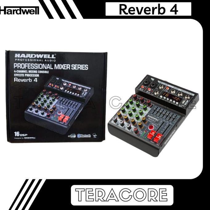 Hardwell Reverb4 Reverb 4 Mixer 2 Channel Soundcard Usb Bluetooth