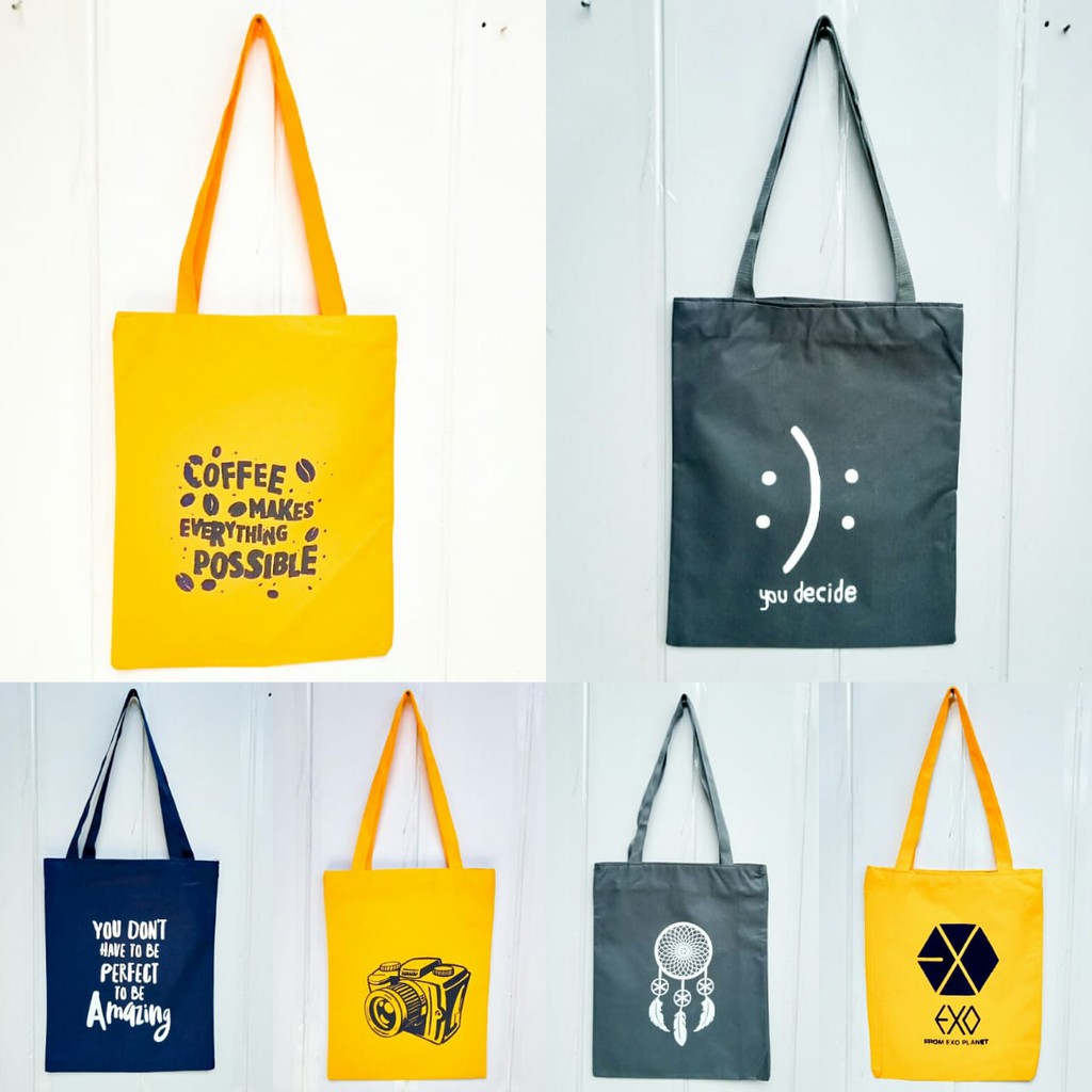 TOTEBAG WATERPROFF [ADA RESLETING] KARAKTER / K-POP SABLON d600/d300