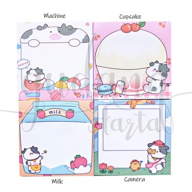 Sticky Notes Sapi Kotak Notes Cow Unik DIY Scrapbook GH 301437