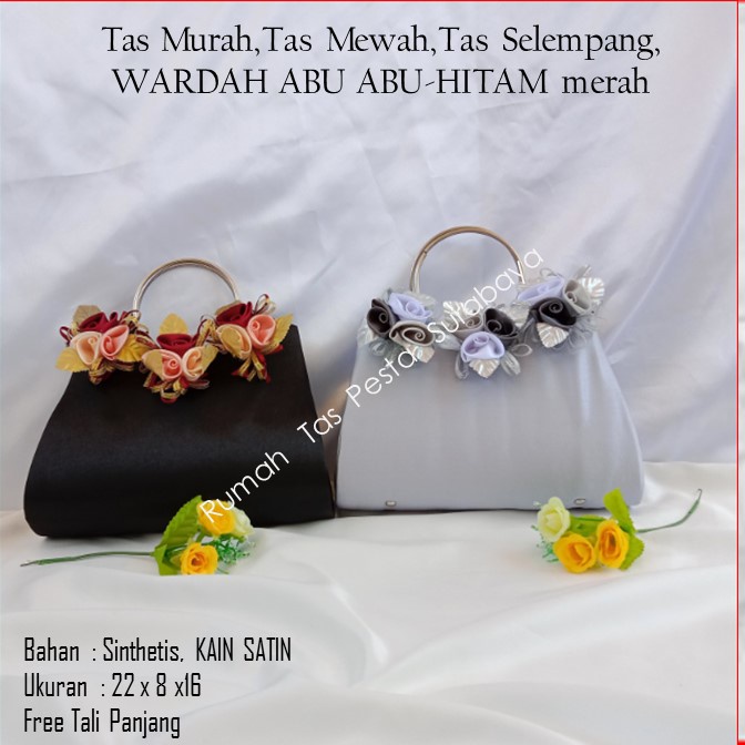 PAKET WARDAH BEST SELLER MURAH MEWAH ELEGAN MODEL CLUTH DANSELEMPANG , 2 TAS ONGKIR TAS