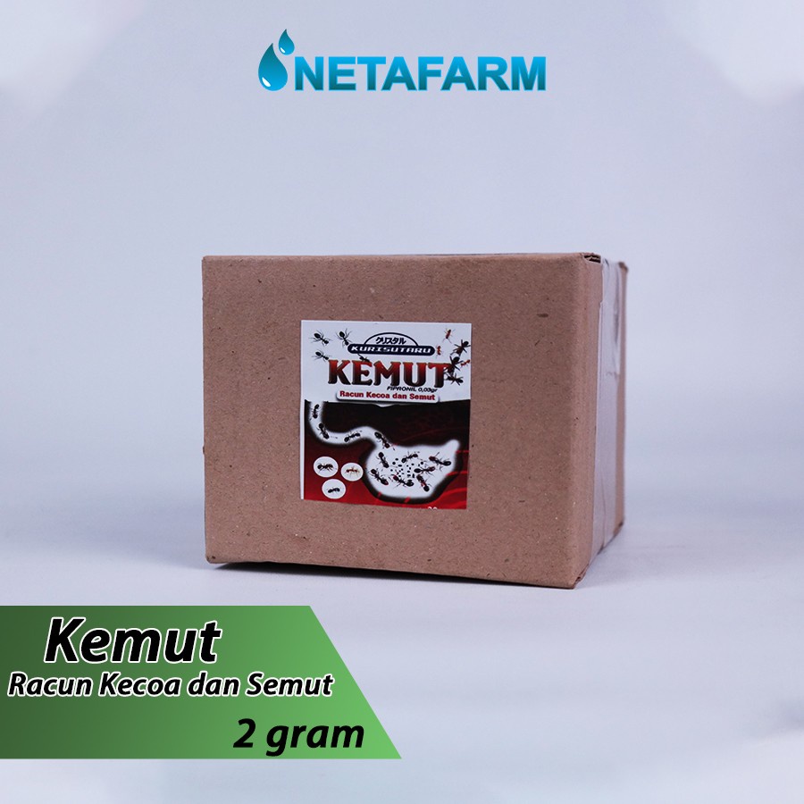 Pembasmi Semut dan Kecoa FIPRONIL KEMUT Sachet 2 gr - 1 Dus