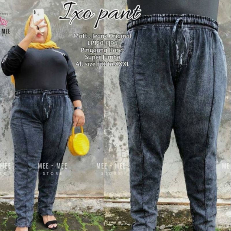 JEANS WASH JUMBO BAGGY PANTS