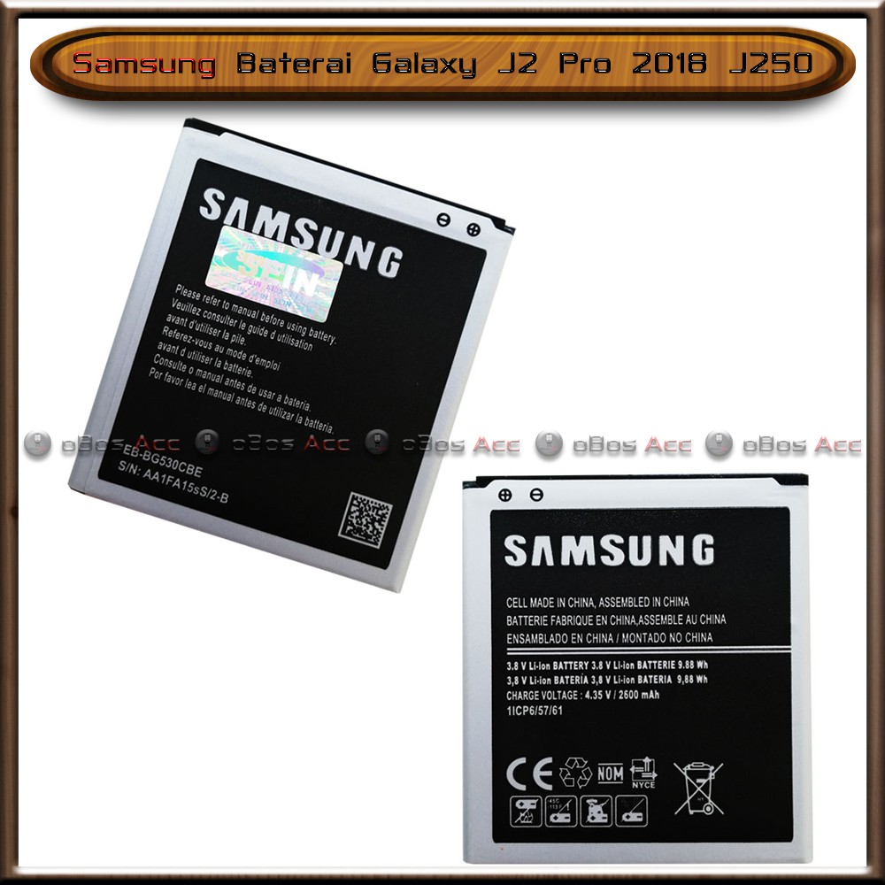 New Baterai Samsung Galaxy J2 Pro 2018 J250 Original Batre Batrai HP