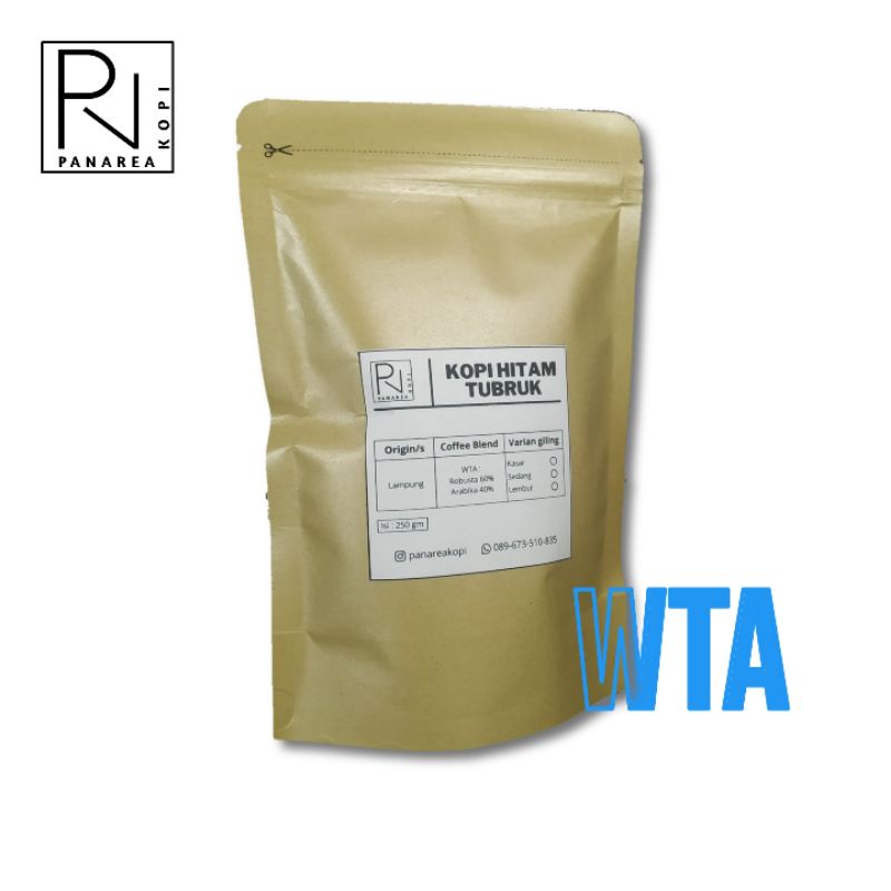 

Kopi Lampung Murni Robusta Arabika 250 Gram - WTA