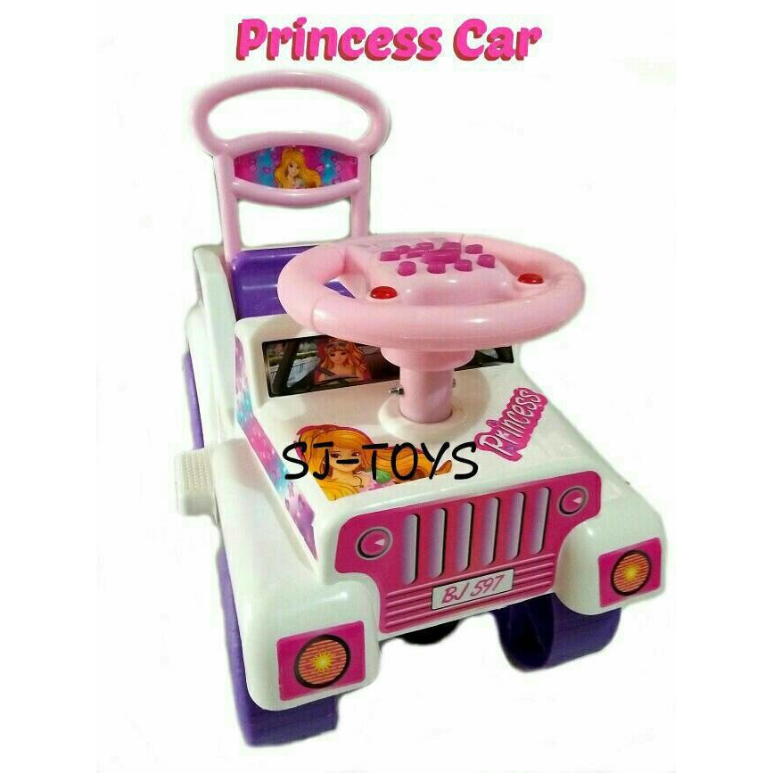 BJ 597 BJ597 mainan anak mobil dorong mobil princess