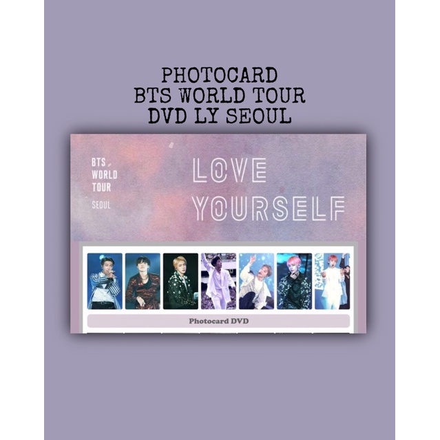 (UNOFFICIAL) PC BTS DVD LOVE YOURSELF SEOUL TOUR