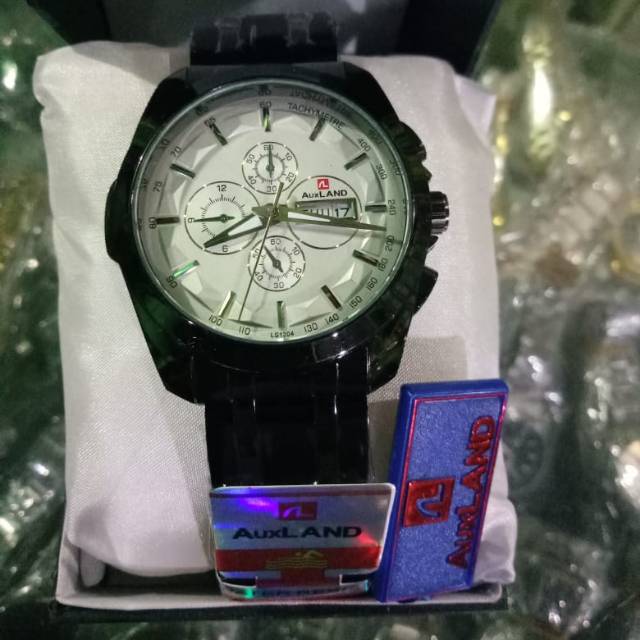 Jam tangan pria AUXLAND rantai Water Resist