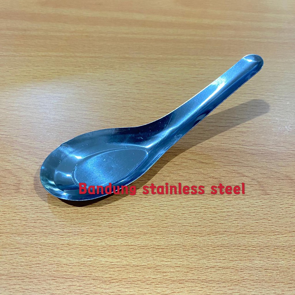 12pcs sendok bebek sendok bubur tipis stainless steel