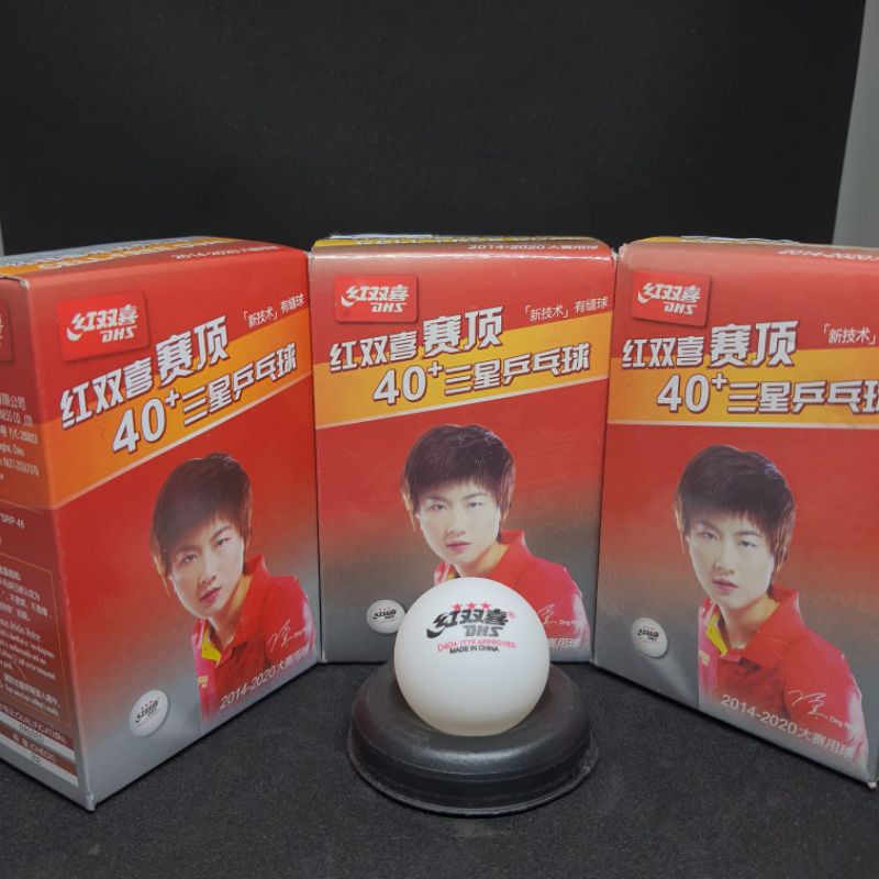 Bola Tenis Meja DHS 40+ / Bola Ping Pong DHS 3 Star 40+