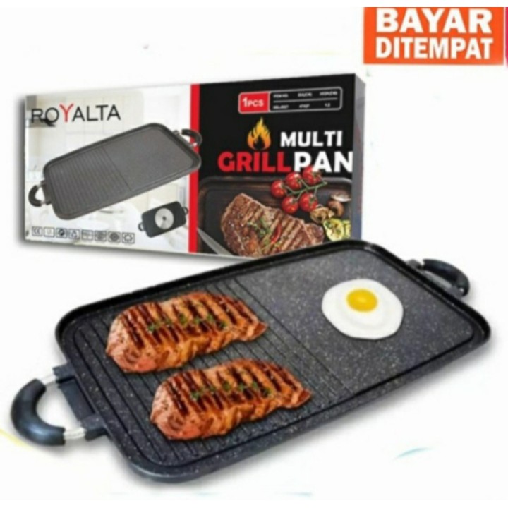 MULTI GRILL PAN Diatas kompor | ROYALTA ITALIA