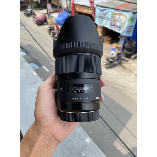 LENSA SIGMA ART 35mm F1.4 FOR CANON SEPERTI BARU - LENSA SIGMA ART 35MM F1.4 FOR NIKON LIKE NEW - LE