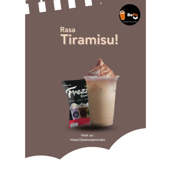 

BUBUK MINUMAN TIRAMISU 1 KG/BUBUK FREZZO