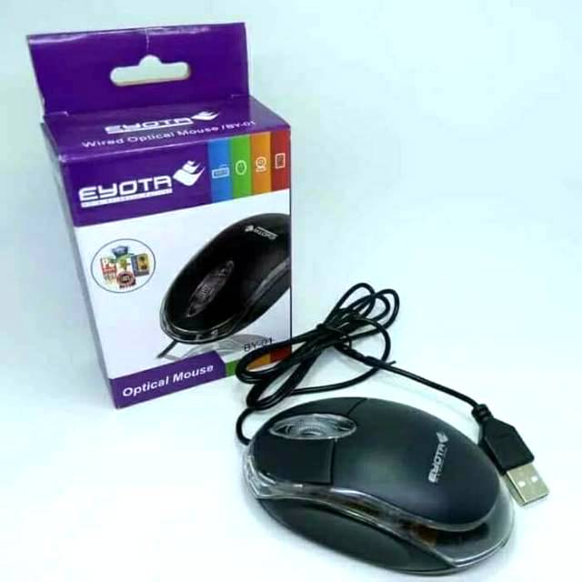 MOUSE USB KABEL EYOTA BAGUS BERKULITAS