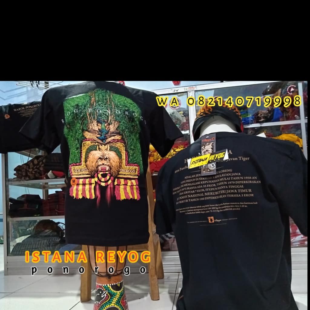 KAOS  BUDAYA REYOG PONOROGO PAKEMAN ORIGINAL