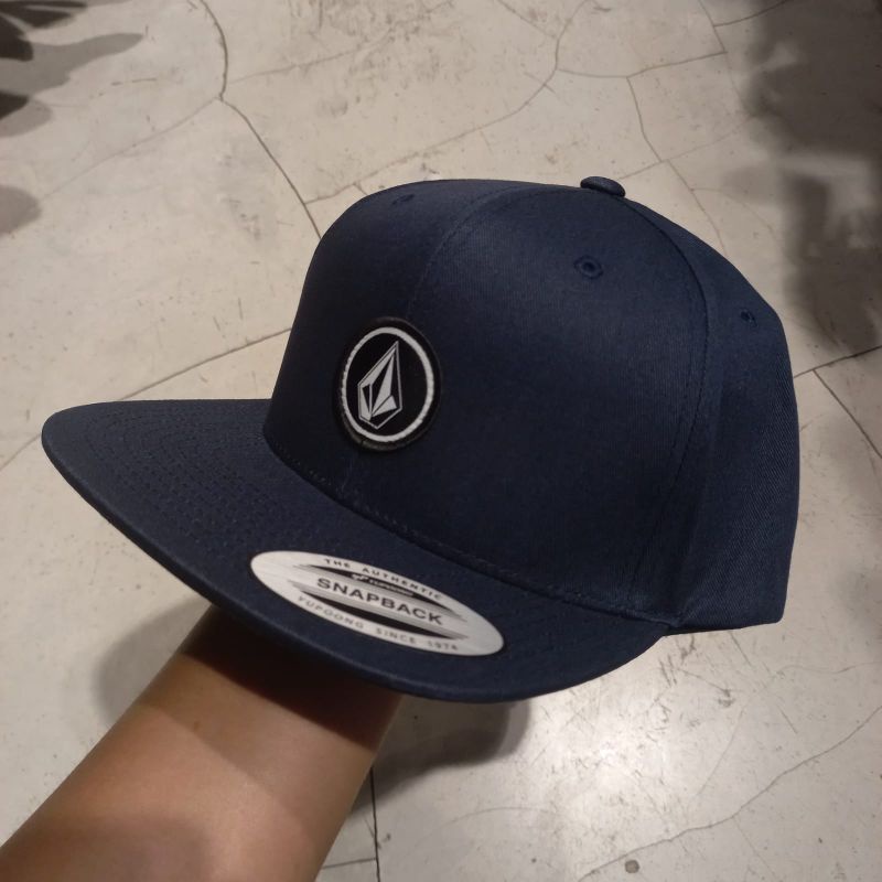 Topi Volcom Quarter Twill Cap - Navy