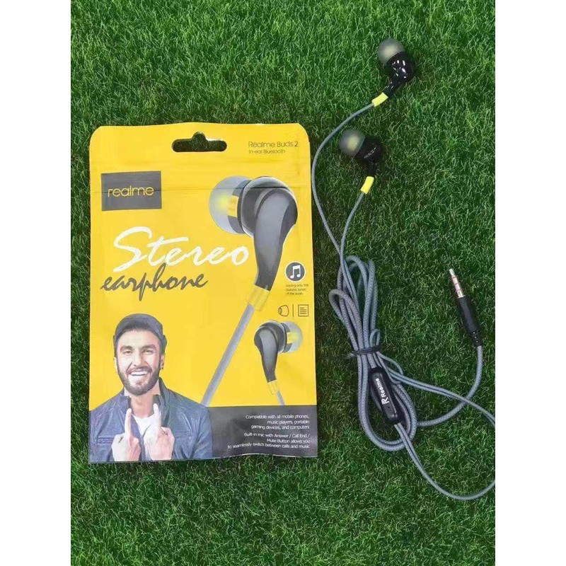 HANDSFREE REALME AT-038 NEW MUSIC EARPHONE AT038 ORIGINAL EXTRA BASS