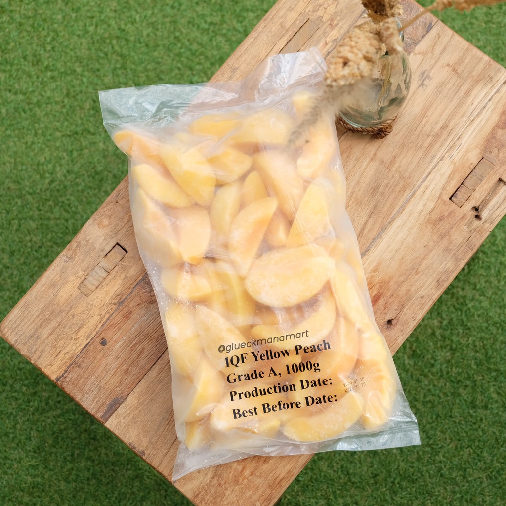 

Frozen IQF Yellow Peach / Buah Persik Frozen 1Kg