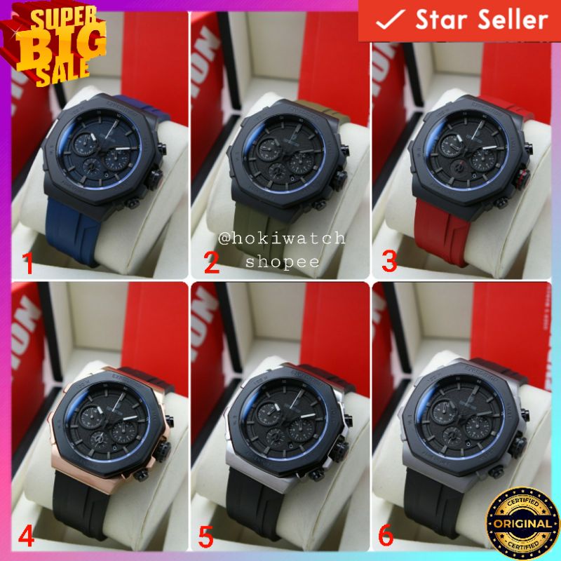 🪙 ✓BARU ORIGINAL GARANSI RESMI 1 TAHUN EXPEDITION CHRONOGRAP RUBBER STRAP ARLOJI WATCH COWOK EXP 681