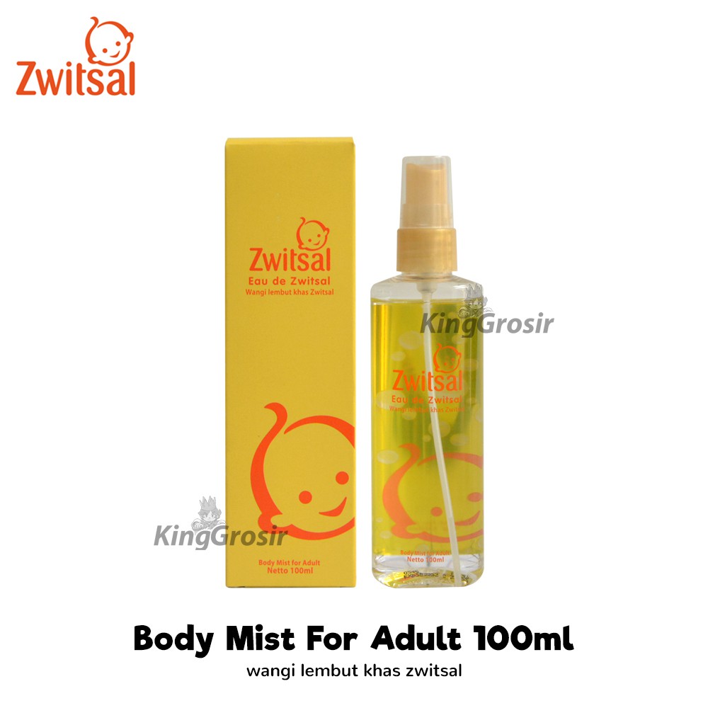Zwitsal Body Mist 100ml Eau De Zwitsal / Parfum Untuk Dewasa