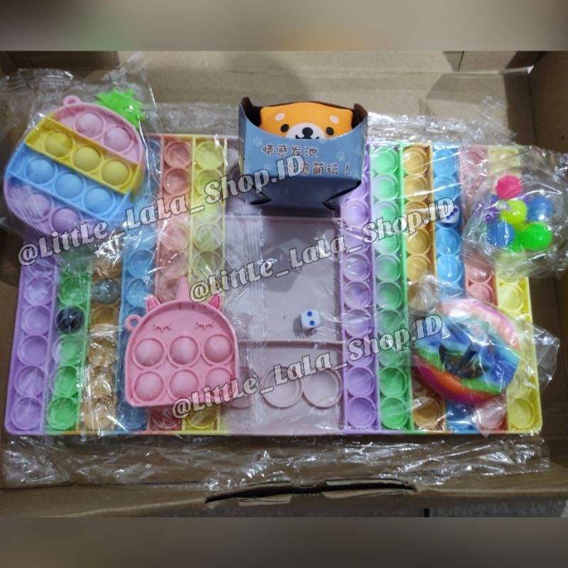 Pop it JUMBO 20cm 30cm 50cm/gantungan kunci mini/simple dimple/unicorn/cupcake/popit dinosaurus dinosaur/ pop it frozen elsa jumbo/hellokitty jumbo/squishy fidge-6