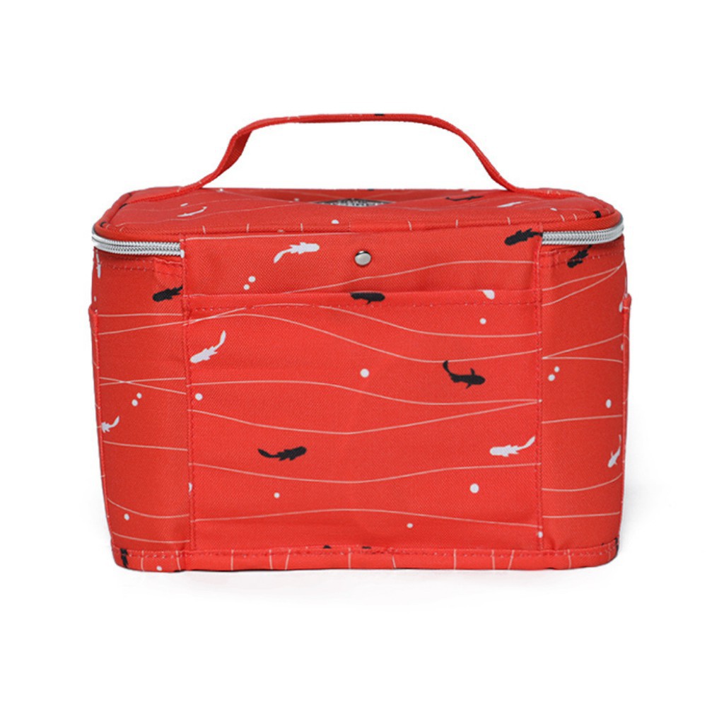 [FREE VICTORIA NURSING COVER] Freckles UV Portable Case Ocean Red Tas Sterilisasi Multifungsi 61075