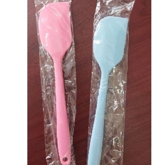

spatula silicon tahan panas 21 cm kecil warna acak sesuai persediaan