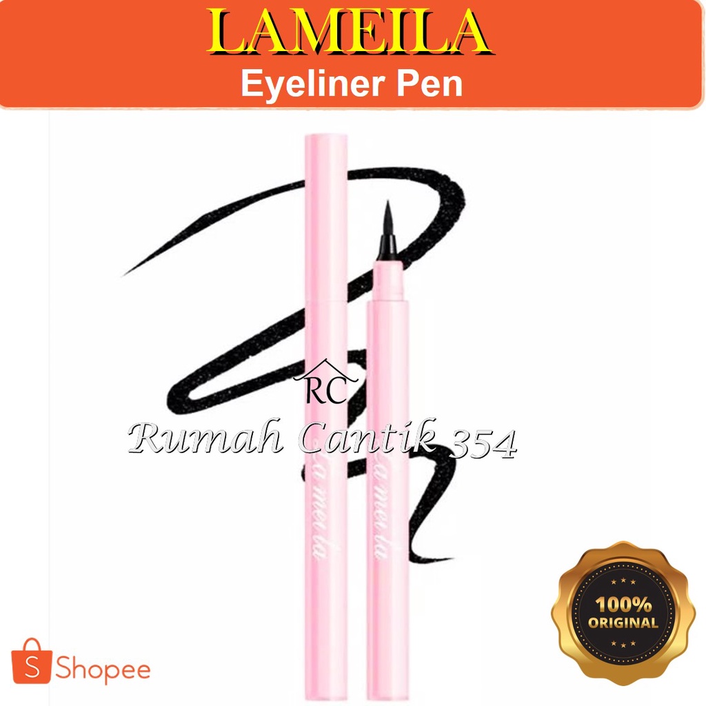 Lameila Eyeliner Pen Fine Brush Head Spidol Waterproof Rumah Cantik 354 Dengan Warna Yang Intense dan Terlihat Menarik saat Digunakan