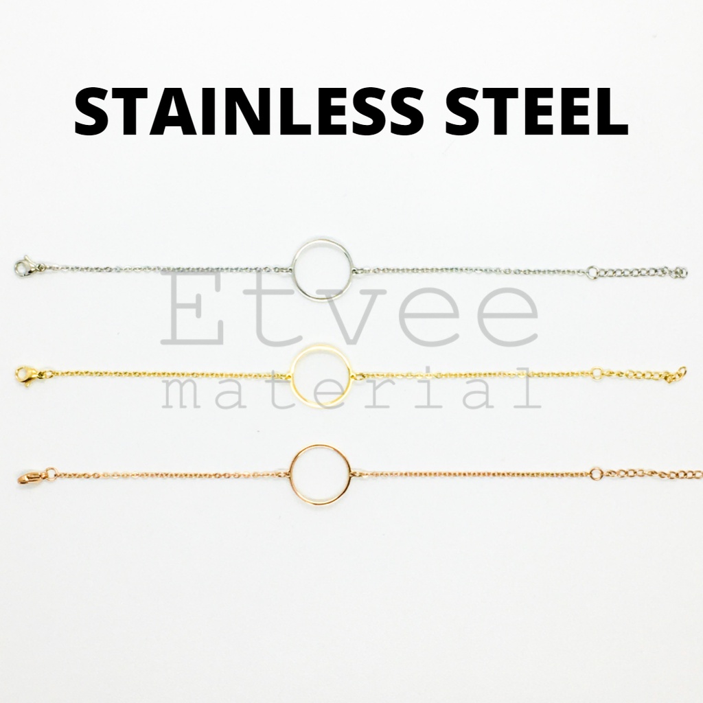 gelang stainless steel 316L mirror polished