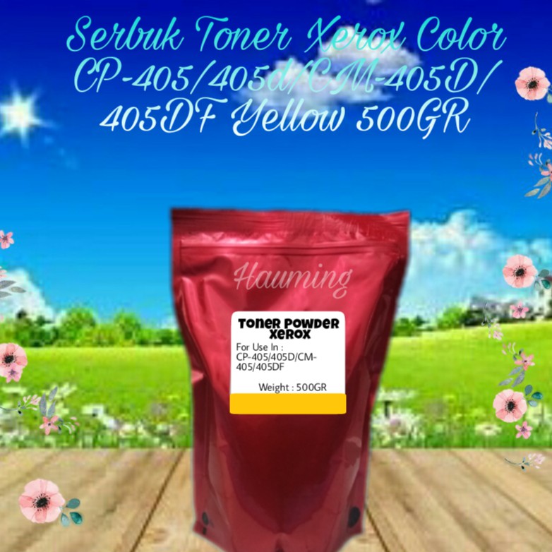 Serbuk Toner Xerox CP405 CP405D CM405 CM405D CM405DF CP-405 405D CM-405 405D 405DF Yellow 500gr