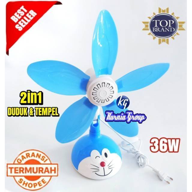 KIPAS ANGIN JEPIT KYZUKU 26W 29W 36W 37W 5 BALING DESK FAN MINI FAN WALL FAN TERMURAH 3IN1 KYUZUKU