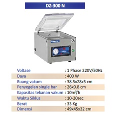 Mesin Vacuum Sealer POWERPACK DZ-300N / Mesin Vakum Vacum Segel Sealer Sedot Hampa Udara DZ 300N POWERPACK