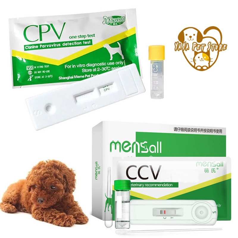 CPV CDV RBV FPV CCV FCOV Mensall Kertas Tester Uji Deteksi Parvo Virus Parvovirus Untuk Anjing Alat Tes Kit Anjing Parvo Distemper Rabies