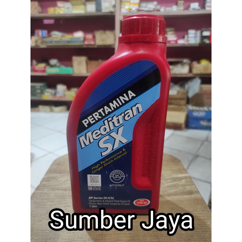 Oli Meditran SX 1 Liter - Oli Mesin Mobil - 100% Asli