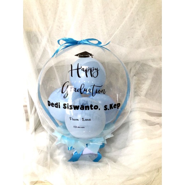 MINI BLOOMBOX BUCKET BALON BOUQUET BALON TERMURAH MEDAN CANTIK DAN BISA CUSTOM TEXT SERTA TEMA WARNA